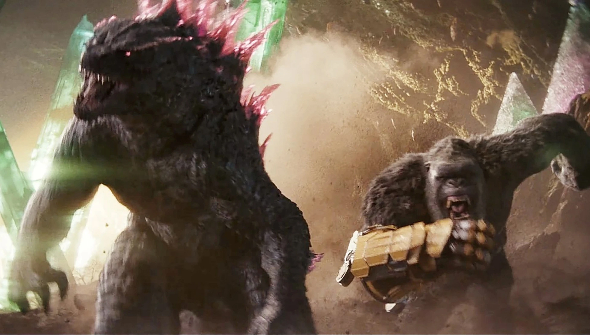 Màn kết hợp của 2 siêu quái vật trong 'Godzilla x Kong: Đế chế mới' có gì thú vị