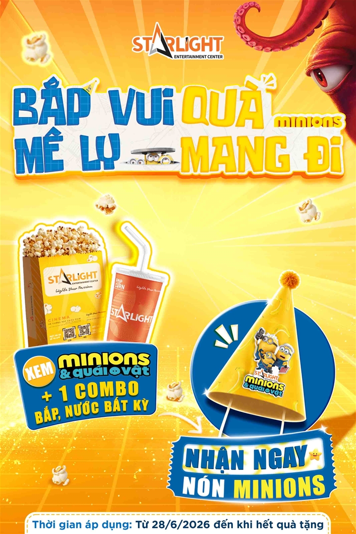 Bắp Vui Mê Ly – Quà Minions Mang Đi
